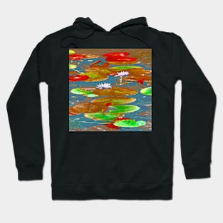 Water Lilies #1f Hoodie